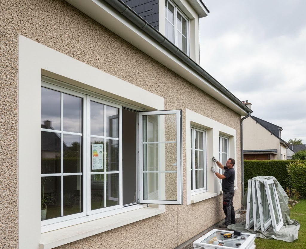 Fenêtres PVC triple vitrage à Arras